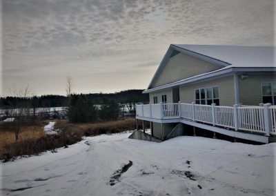 Brownway Residence in the winter